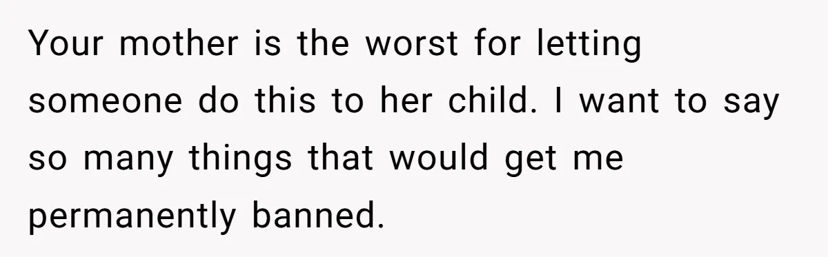 Stepdad Mocks Teen With Fake Car Gift, Freaks Out When Teen Fires Back Your mother is the worst for letting someone do this to her child. I want to say so many things that would get me permanently banned.