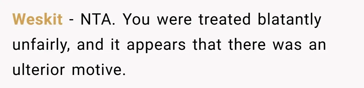 Woman Leaves Wedding Early After Being Humiliated By Couple’s Arbitrary Rules Weskit − NTA. You were treated blatantly unfairly, and it appears that there was an ulterior motive.