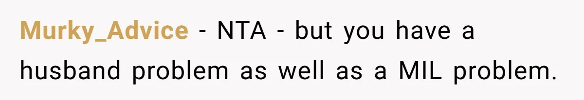 MIL Tried To Snoop In DIL's Bedroom, So DIL Used Glitter To Catch Her Trying To Snoop Murky_Advice − NTA - but you have a husband problem as well as a MIL problem.