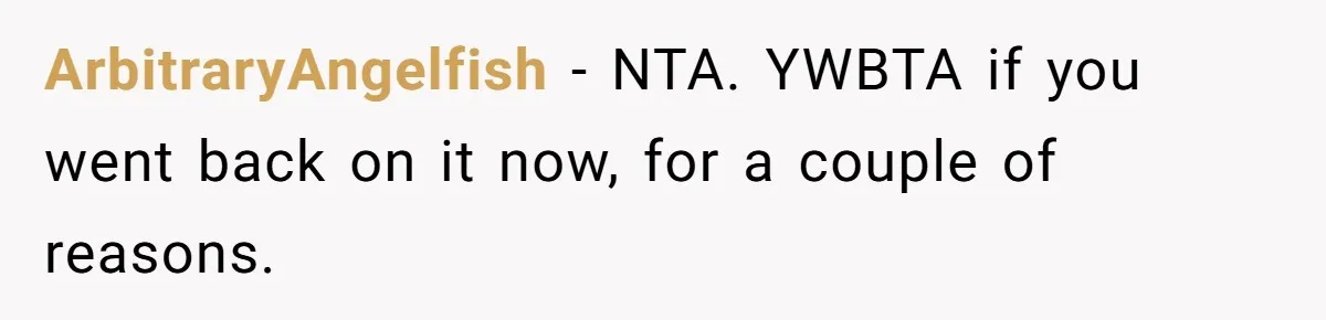 Mom Forces Tomboy Teen Into A Dress For The Wedding, Bride Steps In And All Hell Breaks Loose ArbitraryAngelfish − NTA. YWBTA if you went back on it now, for a couple of reasons.
