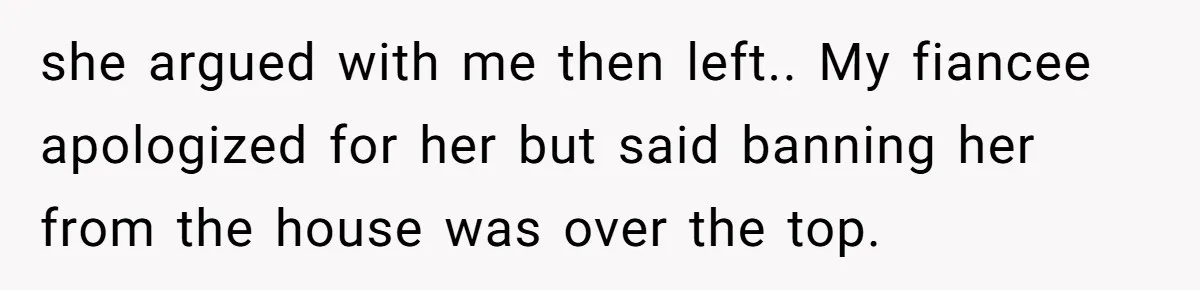 He Banned His Future MIL After She Stole His Son’s Journal, and Now the Entire Family Wants the Wedding Cancelled she argued with me then left.. My fiancee apologized for her but said banning her from the house was over the top.