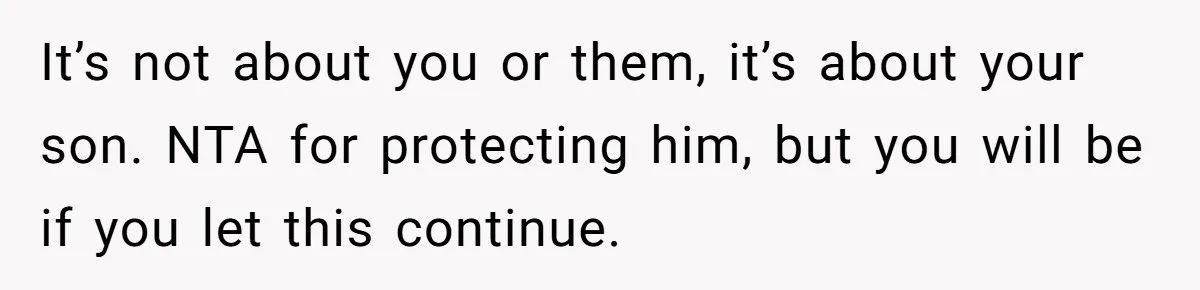 He Banned His Future MIL After She Stole His Son’s Journal, and Now the Entire Family Wants the Wedding Cancelled It’s not about you or them, it’s about your son. NTA for protecting him, but you will be if you let this continue.