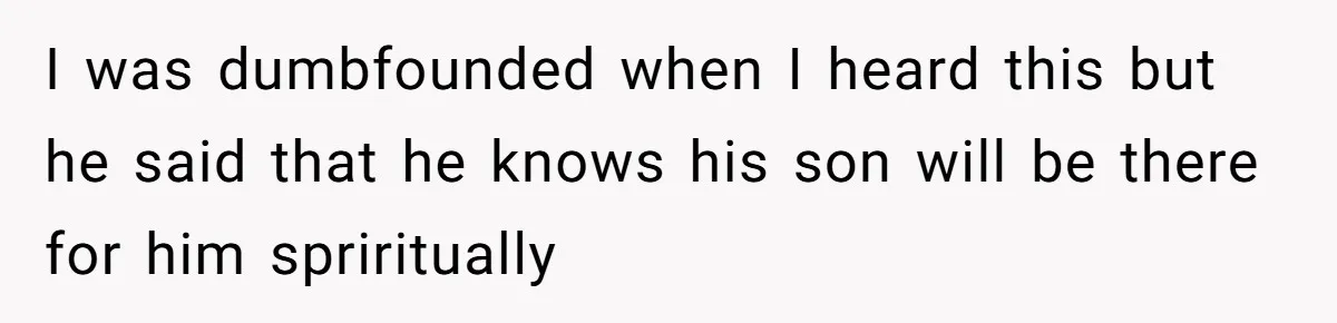 Fiancé Asks For A Seat For His Deceased Son At Their Wedding, Bride Tells Him To 'Get Over Himself' I was dumbfounded when I heard this but he said that he knows his son will be there for him spriritually