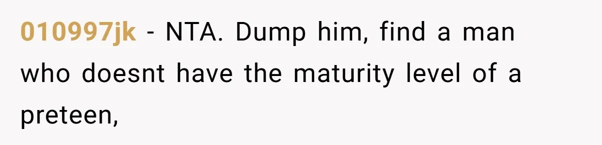Boyfriend Sneaks Cheese Into Girlfriend’s Taco Despite Her Allergy, Then Whines When She Makes Him Do The Dishes 010997jk − NTA. Dump him, find a man who doesnt have the maturity level of a preteen,