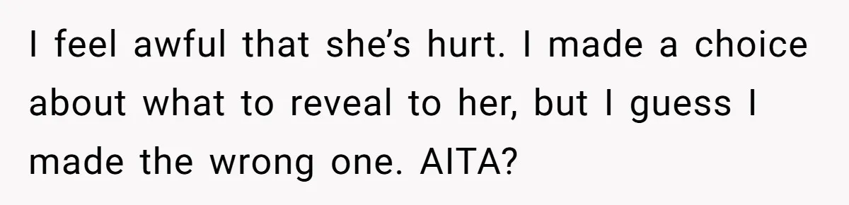 Woman Lets Her Cousin Get Engaged To Her 'Summer Camp Fling', Now She’s Being Blamed For Not Telling Her I feel awful that she’s hurt. I made a choice about what to reveal to her, but I guess I made the wrong one. AITA?