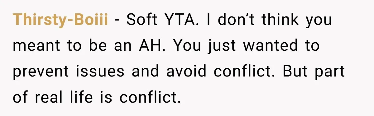 Woman Lets Her Cousin Get Engaged To Her 'Summer Camp Fling', Now She’s Being Blamed For Not Telling Her Thirsty-Boiii − Soft YTA. I don’t think you meant to be an AH. You just wanted to prevent issues and avoid conflict. But part of real life is conflict.