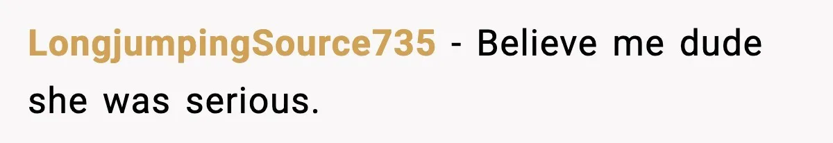 When ‘What Do You Bring to the Table?’ Means More Than Money, And He Said It Out Loud LongjumpingSource735 - Believe me dude she was serious.