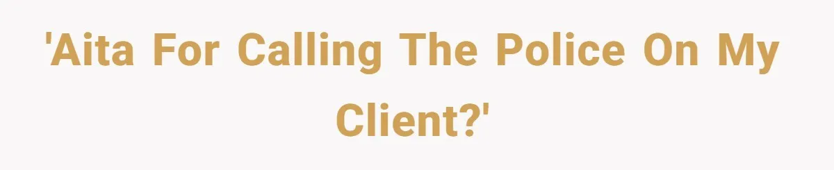 Babysitter Calls Police After Mom Never Comes Home - Did She Go Too Far? 'AITA for calling the police on my client?'