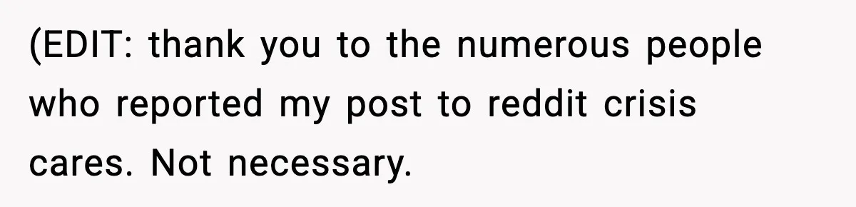 Husband Shocks Wife by Gifting a Vacuum for Her 50th Birthday (EDIT: thank you to the numerous people who reported my post to reddit crisis cares. Not necessary.