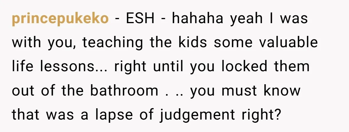 Teenagers Taunt a Llama, Get Hit With Reality - Was the Worker Wrong to Let It Happen? princepukeko − ESH - hahaha yeah I was with you, teaching the kids some valuable life lessons... right until you locked them out of the bathroom . .. you must...