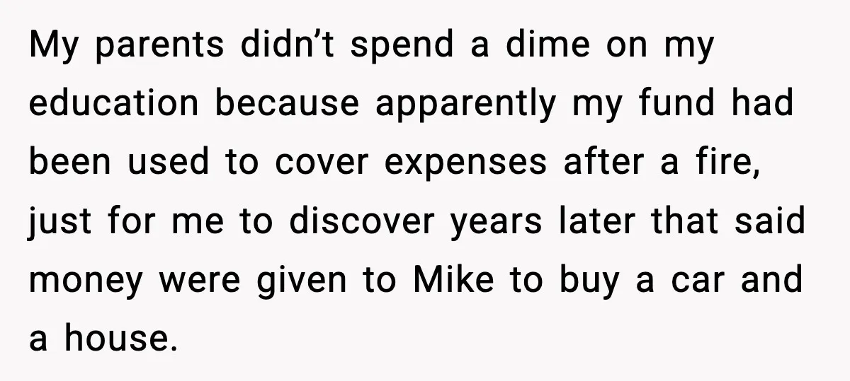 When Parents Cheer Only for Their ‘Golden’ Son, Daughter Says ‘Bye’ at Her Wedding My parents didn’t spend a dime on my education because apparently my fund had been used to cover expenses after a fire, just for me to discover years later that...