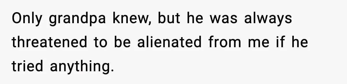 When Parents Cheer Only for Their ‘Golden’ Son, Daughter Says ‘Bye’ at Her Wedding Only grandpa knew, but he was always threatened to be alienated from me if he tried anything.