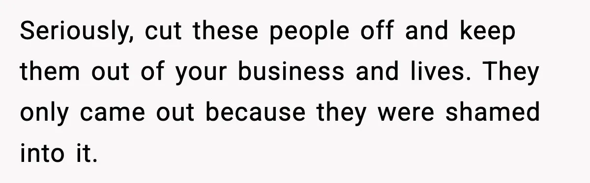 When Parents Cheer Only for Their ‘Golden’ Son, Daughter Says ‘Bye’ at Her Wedding Seriously, cut these people off and keep them out of your business and lives. They only came out because they were shamed into it.
