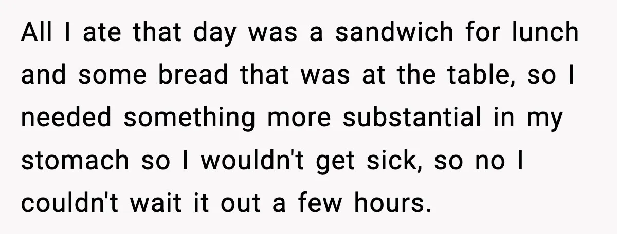 Hungry Wedding Guest Orders Pizza When In Laws Eat All The Food All I ate that day was a sandwich for lunch and some bread that was at the table, so I needed something more substantial in my stomach so I wouldn't...