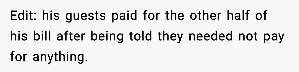 He Forced Her Face Into The Cake For Laughs, She Ended The Party And The Relationship Edit: his guests paid for the other half of his bill after being told they needed not pay for anything.