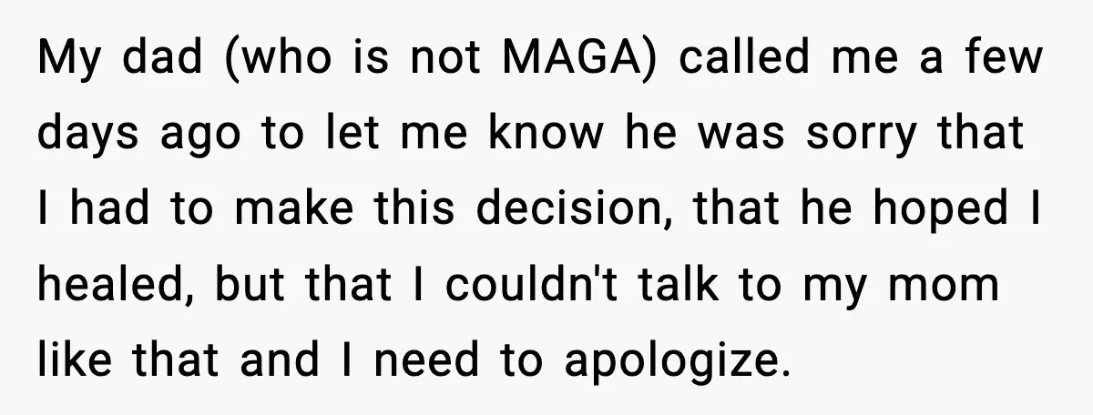 She Lost Her Ability to Have Children. Her Mom Said It Was “Good for Families.” My dad (who is not MAGA) called me a few days ago to let me know he was sorry that I had to make this decision, that he hoped I...