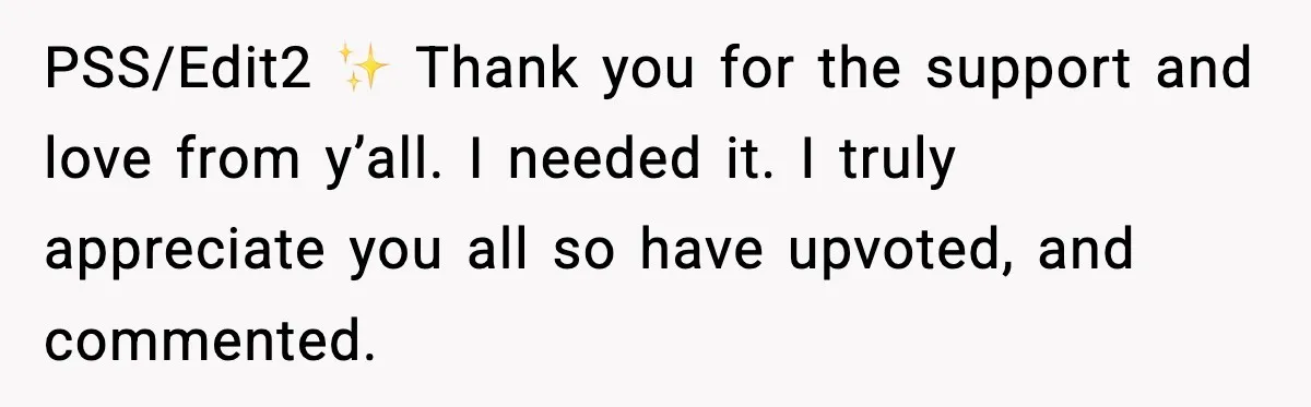 She Lost Her Ability to Have Children. Her Mom Said It Was “Good for Families.” PSS/Edit2 ✨ Thank you for the support and love from y’all. I needed it. I truly appreciate you all so have upvoted, and commented.