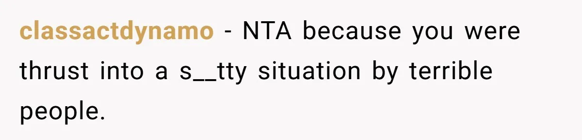 Brother Raises Abandoned Sibling, Now Everyone’s Mad The Kid Calls Him “Dad” classactdynamo − NTA because you were thrust into a s__tty situation by terrible people.