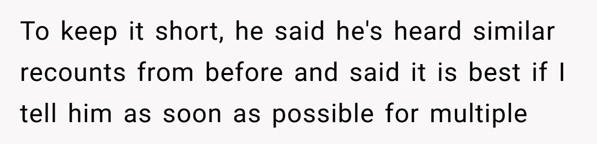 Brother Raises Abandoned Sibling, Now Everyone’s Mad The Kid Calls Him “Dad” To keep it short, he said he's heard similar recounts from before and said it is best if I tell him as soon as possible for multiple