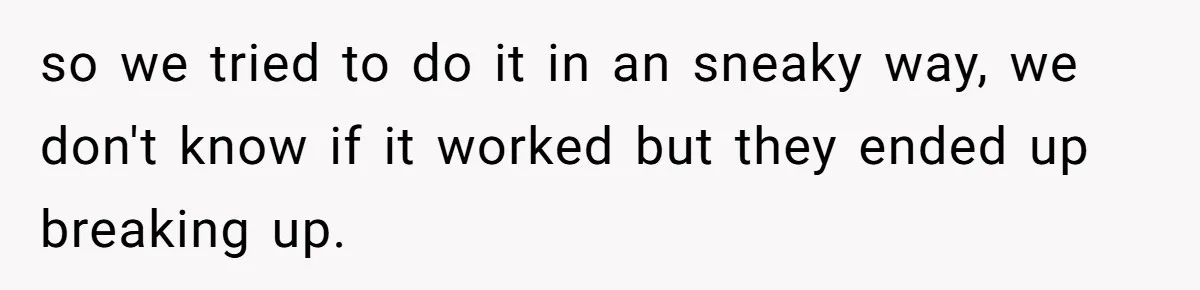 Bryce’s Parents Call Out Ex-Girlfriend After She Smashes His Christmas Car so we tried to do it in an sneaky way, we don't know if it worked but they ended up breaking up.