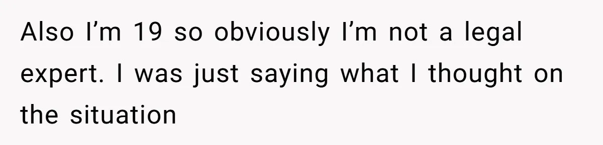 Bryce’s Parents Call Out Ex-Girlfriend After She Smashes His Christmas Car Also I’m 19 so obviously I’m not a legal expert. I was just saying what I thought on the situation