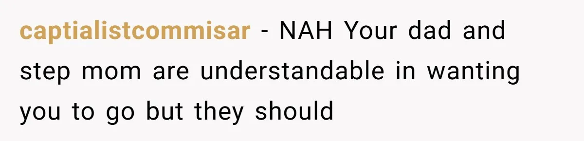 Stepdaughter Refuses To Help With Disabled Stepsister, Says It’s Not Her Problem – Is She A Jerk? captialistcommisar − NAH Your dad and step mom are understandable in wanting you to go but they should