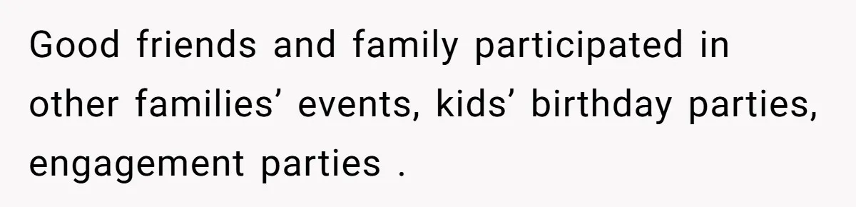 Couple Returns Wedding Gifts After Family Tries Turning Their Ceremony Into A Circus Good friends and family participated in other families’ events, kids’ birthday parties, engagement parties .