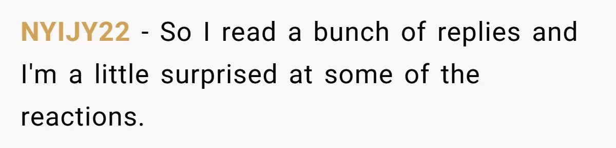 Couple Returns Wedding Gifts After Family Tries Turning Their Ceremony Into A Circus NYIJY22 − So I read a bunch of replies and I'm a little surprised at some of the reactions.