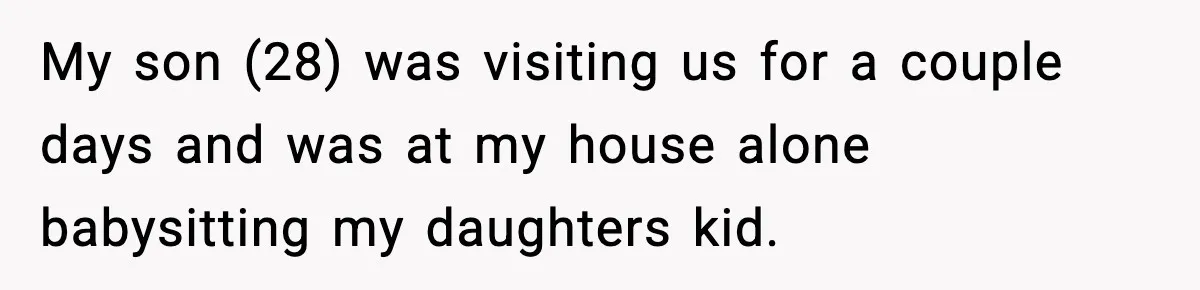 Dad Catches Son Stealing The Family TV On Security Footage, Is He Right To Call Police? My son (28) was visiting us for a couple days and was at my house alone babysitting my daughters kid.