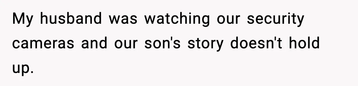Dad Catches Son Stealing The Family TV On Security Footage, Is He Right To Call Police? My husband was watching our security cameras and our son's story doesn't hold up.