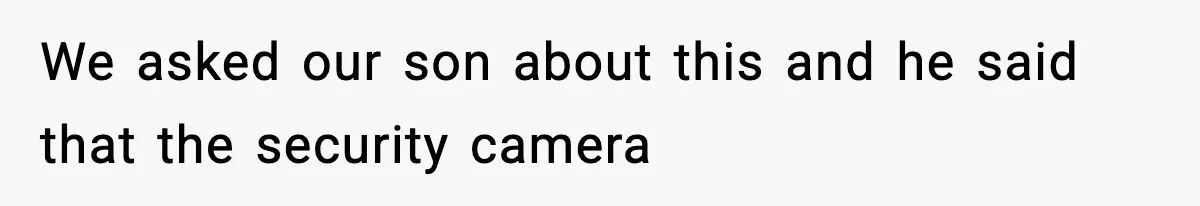 Dad Catches Son Stealing The Family TV On Security Footage, Is He Right To Call Police? We asked our son about this and he said that the security camera