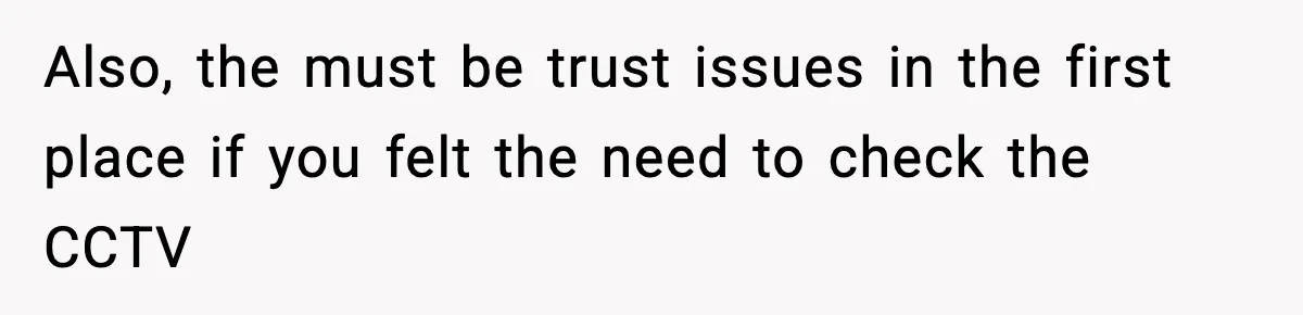 Dad Catches Son Stealing The Family TV On Security Footage, Is He Right To Call Police? Also, the must be trust issues in the first place if you felt the need to check the CCTV
