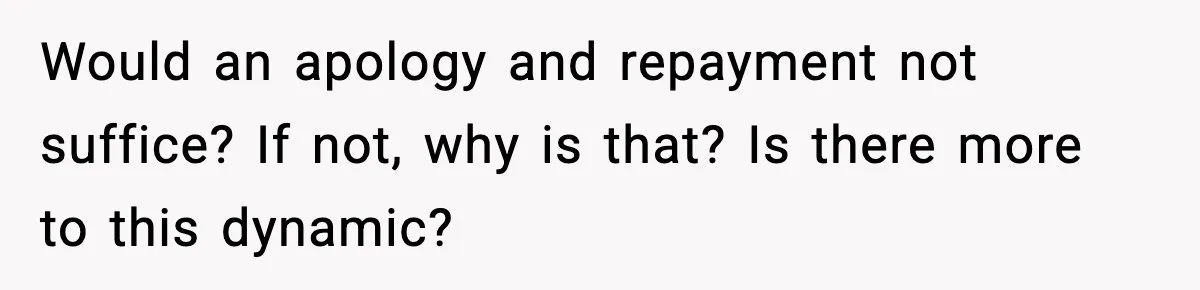 Dad Catches Son Stealing The Family TV On Security Footage, Is He Right To Call Police? Would an apology and repayment not suffice? If not, why is that? Is there more to this dynamic?