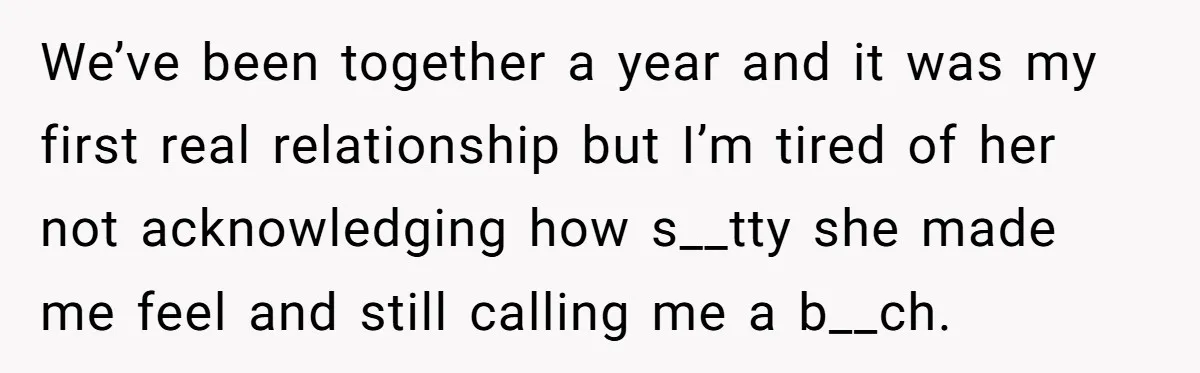 Girlfriend Brags About Controlling Her Boyfriend, Then Loses It When He Stops Playing Along We’ve been together a year and it was my first real relationship but I’m tired of her not acknowledging how s__tty she made me feel and still calling me a...