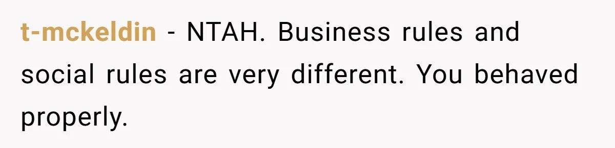 She Was Fired Without Warning, So She Took Everything She Had Bought For the Office. t-mckeldin − NTAH. Business rules and social rules are very different. You behaved properly.