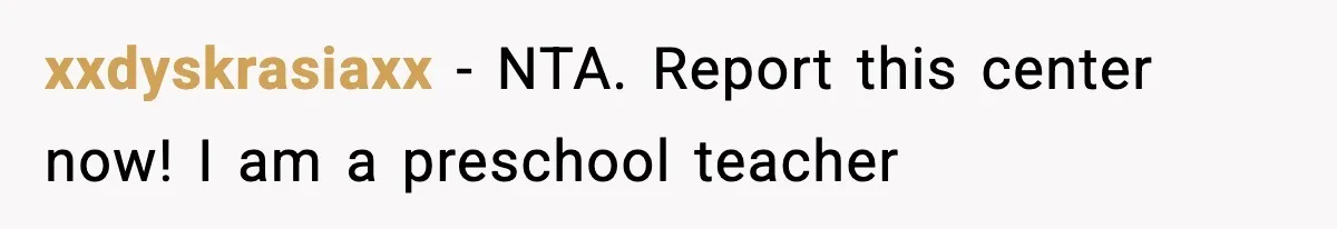Daycare Refuses Sunscreen For Black Children, Mom’s Review Exposes Shocking Policy xxdyskrasiaxx − NTA. Report this center now! I am a preschool teacher