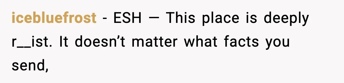 Daycare Refuses Sunscreen For Black Children, Mom’s Review Exposes Shocking Policy icebluefrost − ESH — This place is deeply r__ist. It doesn’t matter what facts you send,