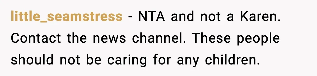 Daycare Refuses Sunscreen For Black Children, Mom’s Review Exposes Shocking Policy little_seamstress − NTA and not a Karen. Contact the news channel. These people should not be caring for any children.