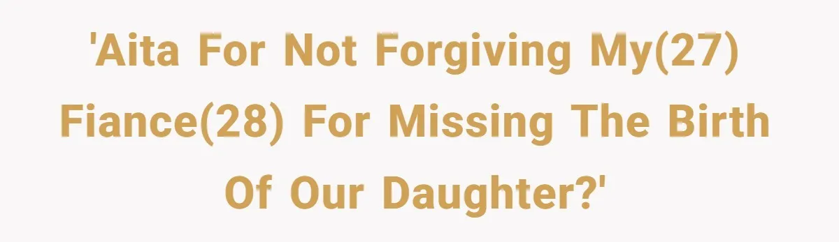A Woman Went Into Labor After Being Kicked Out for a Lie - Now Her Fiancé Wants a Second Chance. 'AITA for not forgiving my(27) fiance(28) for missing the birth of our daughter?'