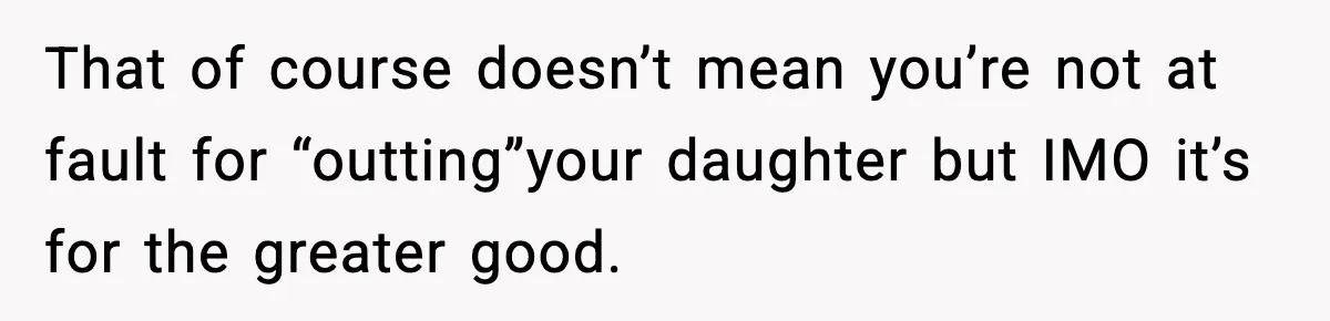 Bride-To-Be Hides Her Diagnosis, Father Threatens To Reveal It Before Wedding That of course doesn’t mean you’re not at fault for “outting”your daughter but IMO it’s for the greater good.