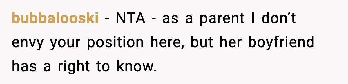 Bride-To-Be Hides Her Diagnosis, Father Threatens To Reveal It Before Wedding bubbalooski − NTA - as a parent I don’t envy your position here, but her boyfriend has a right to know.
