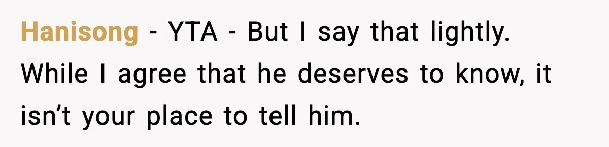 Bride-To-Be Hides Her Diagnosis, Father Threatens To Reveal It Before Wedding Hanisong − YTA - But I say that lightly. While I agree that he deserves to know, it isn’t your place to tell him.