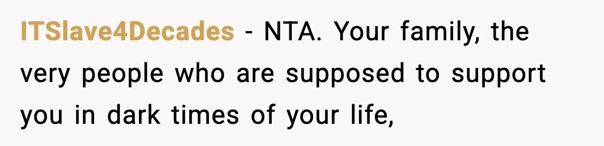 Woman Confronts Family After Discovering Ex And Sister Expecting A Baby ITSlave4Decades − NTA. Your family, the very people who are supposed to support you in dark times of your life,