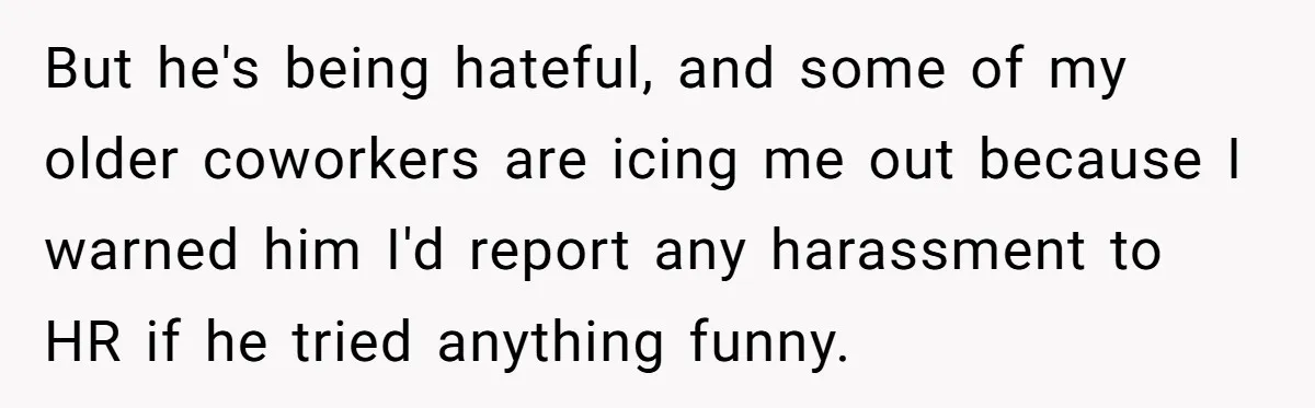 She Brought Peanut Noodles to Work… and Her Coworker Ended Up in the Hospital. The Truth? Wild! But he's being hateful, and some of my older coworkers are icing me out because I warned him I'd report any harassment to HR if he tried anything funny.