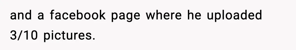 Friend Snaps At Party And Tells Amateur Photographer His Art Isn’t Good and a facebook page where he uploaded 3/10 pictures.