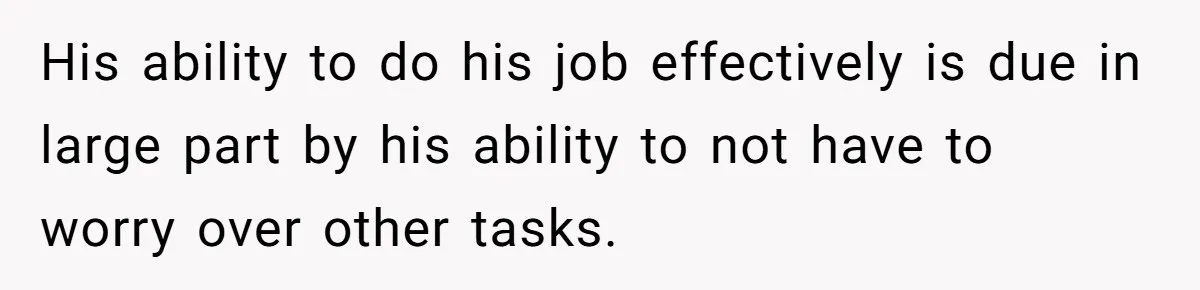 He Booked First Class for Himself and a Friend, and She Got Economy His ability to do his job effectively is due in large part by his ability to not have to worry over other tasks.