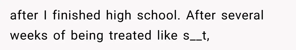 Woman Leaves Job Mid-Shift After Being Told She Can’t Rest, Even With Medical Proof after I finished high school. After several weeks of being treated like s__t,