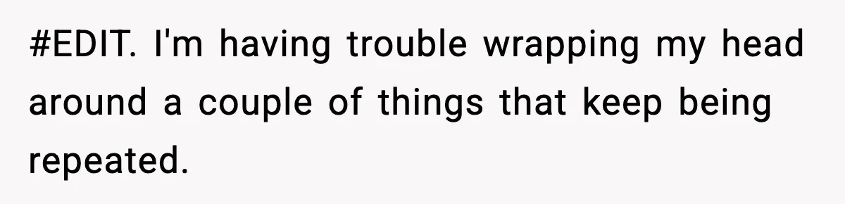 Mom Bans Daughter From Sharing A Bed With Her Boyfriend, Daughter Responds By Flying To Mexico #EDIT. I'm having trouble wrapping my head around a couple of things that keep being repeated.