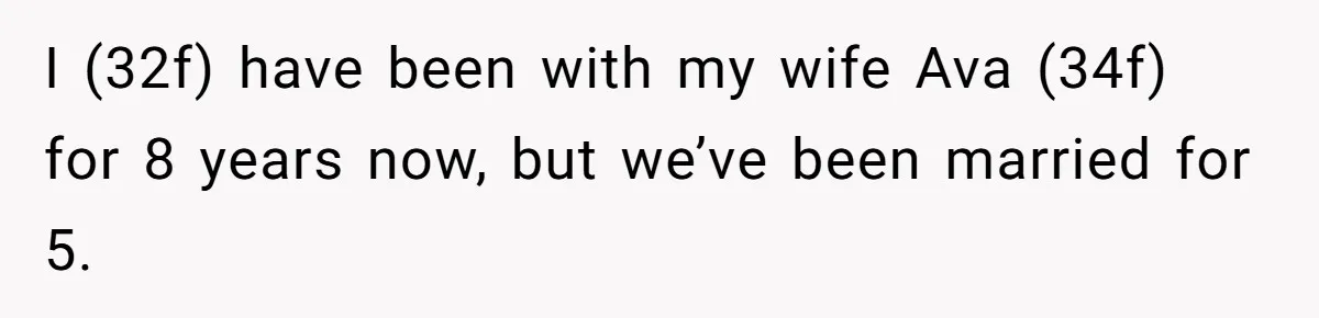 Parents Call Son's New Baby Their “First Grandchild”, Daughter Cancels Thanksgiving On The Spot I (32f) have been with my wife Ava (34f) for 8 years now, but we’ve been married for 5.