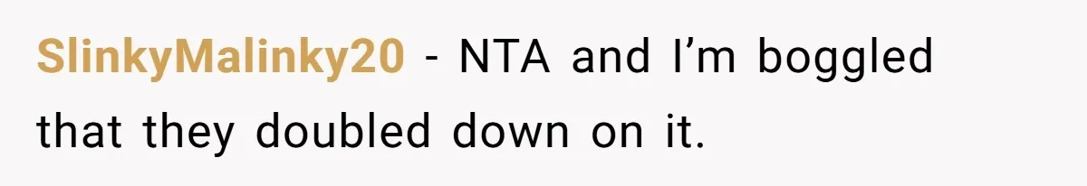 Parents Call Son's New Baby Their “First Grandchild”, Daughter Cancels Thanksgiving On The Spot SlinkyMalinky20 − NTA and I’m boggled that they doubled down on it.